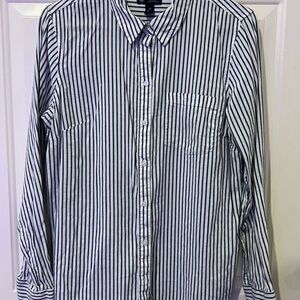 Women’s Striped Button-Down Shirt